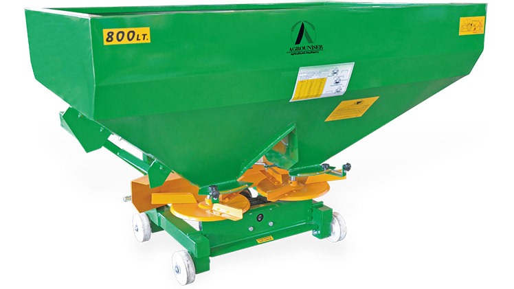 800 L. Double Disc