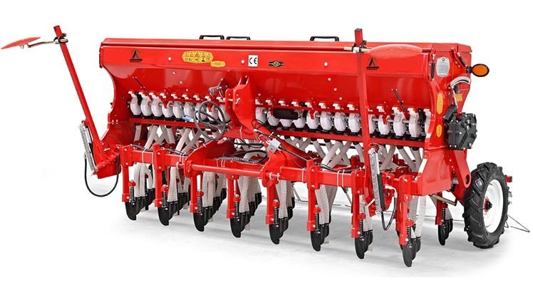 Universal Combined Seed Drill With Gearbox Spring Axe Tine